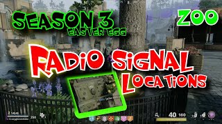 ZOO RADIO SIGNALBEACON SEASON 3 EASTER EGG LOCATION OUTBREAK COLD WAR ZOMBIES SEASON 3 EASTER EGG [upl. by Elyr791]