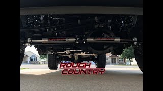 Ram Rough Country Steering Stabilizer Install [upl. by Mettah514]