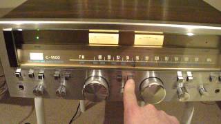 Sansui G5500 Demo Vintage Japanese monster receiver Sold [upl. by Dugas]