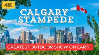 Walking Tour Calgary Stampede 2024  Day 4  Calgary AB Canada  canada travel calgary festival [upl. by Mapes]