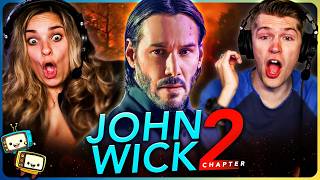 JOHN WICK CHAPTER 2 Movie Reaction  First Time Watch  Keanu Reeves  Laurence Fishburne [upl. by Garvin]