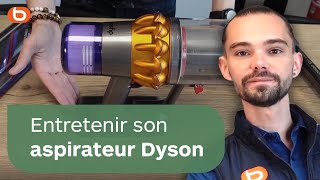 Aspirateur balai Dyson  comment bien le nettoyer et lentretenir   Les Tutos Boulanger [upl. by Aileduab]