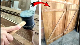 Cómo Hacer POSTIGOS de MADERA para Ventanas  Crear Contraventanas Rústicas  DIY Tutorial [upl. by Gregorio]