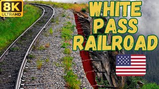 【8K】Alaska Skagway  White Pass Railroad Excursion  Part 3 [upl. by Gisela]