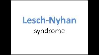 MRCPCH LeschNyhan syndrome by MrcpchTeam [upl. by Kudva]