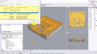 RhinoCAM 2018 Automatic Feature Machining AFM Quick Start [upl. by Onirefes]