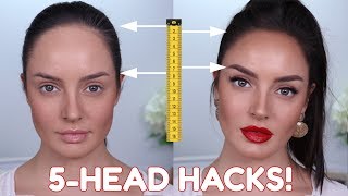 Big Forehead Beauty Hacks 10 Tips amp Tricks to Make Your Forehead Look Smaller [upl. by Durwood]