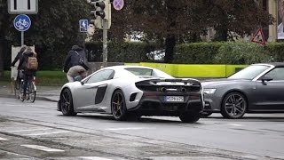 2017 McLaren 675LT Spider  Acceleration Sounds [upl. by Ellimahs432]