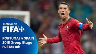 FULL MATCH Portugal v Spain  2018 FIFA World Cup [upl. by Graubert]