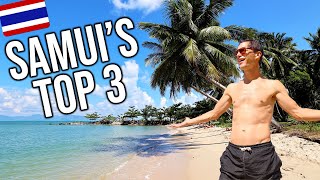 Top 3 BEST BEACHES in Koh Samui for 2025 🌴🌅 🏖️🌊 [upl. by Kitty925]