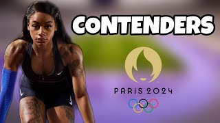 Womens 100m Top 5 Contenders  Paris Olympics 2024 [upl. by Vasileior]