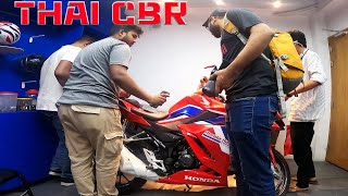 Bought Another New Bike  CBR 2021 Thailand New TriColor  Fireblade Edition for my Brother [upl. by Jacquelyn502]