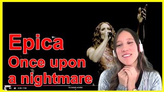 Vocal Coachclassical Singer REACTION first time Epica  Once upon a Nightmare [upl. by Christan]