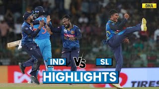 IND Vs SL Highlights 2nd ODI Rohit Sharma Fifty In Vain Sri Lanka Beat India By 32 Runs I Cricket [upl. by Aihsenak]