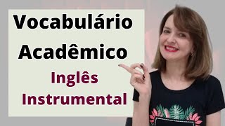 VOCABULÁRIO PARA INGLÊS INSTRUMENTAL [upl. by Aem238]