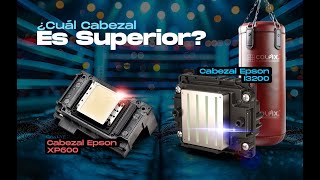 Comparativo de cabezales XP600 versus i3200 [upl. by Carlick]