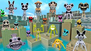 🏪 Flooded Big City Zoonomaly Monsters Roblox Innyume Smileys Stylized Spartan Kicking in Gmod [upl. by Ecital51]