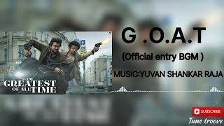 GOAT ENTRY BGM  ENTRY BGM  GOAT OFFICIAL BGM RINGTONE  THALAPATHY VIJAY [upl. by Hsreh143]