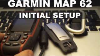 Garmin GPSMAP 62 64 64X  Initial Setup  Calibrate Compass [upl. by Susie]