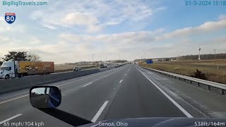 BigRigTravels LIVE  Parma OH to Elkhart IN 1524 [upl. by Ellerey]