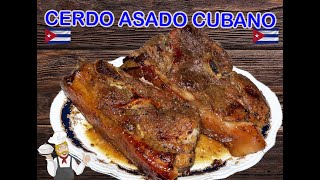 Receta CubanaCerdo Asado en Cazuela [upl. by Tibold]