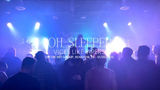 Oh Sleeper  Vices Like Vipers Live at The Secret Group Houston TX [upl. by Alian553]