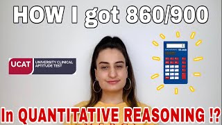 UCAT  HOW TO GET 860900 IN QUANTITATIVE REASONING  Journey2Med [upl. by Nosreg]