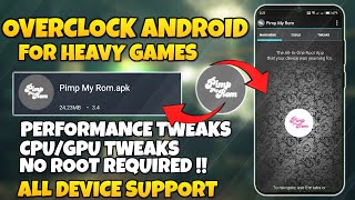 Overclock Android Without Root  Fix Lag and Increase Fps In Low End Device  No Root All Device [upl. by Enimassej]