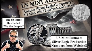 SILVER ALERT Another Silver Eagle Conspiracy as US Mint Hides Silver Eagle Production Bix Weir [upl. by Warthman]