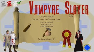 OSRS Vampyre slayer Quest Guide  Ironman Approved [upl. by Hawthorn]