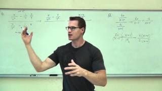 Intermediate Algebra Lecture 77 Introducing and Simplifying Complex Fractions [upl. by Llerrehs799]