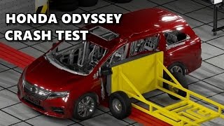 2018 Honda Odyssey Safety Crash Test [upl. by Amrac446]