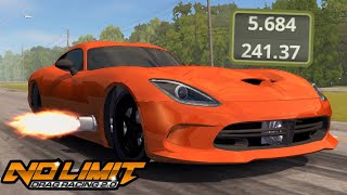 56 Dodge Viper Tune No Limit Drag Racing 20 187 Updated Version [upl. by Almira]