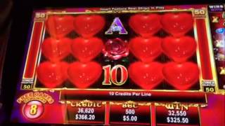 ainsworth quad show hearts slot jackpot handpay as it happens [upl. by Behlau]