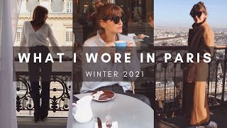 WHAT I WORE IN PARIS  TRY ON HAUL  Parisian Style [upl. by Rudich971]