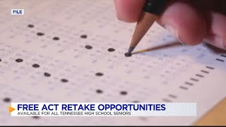 Tennessee offers free ACT retakes [upl. by Adidnac152]