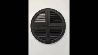 Plantation Shutters for Round Windows [upl. by Sternberg]