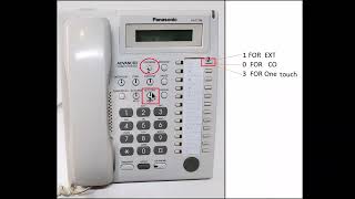 Storing DSS keys on any Panasonic digital phone connected to any Panasonic IPPBX [upl. by Avi]