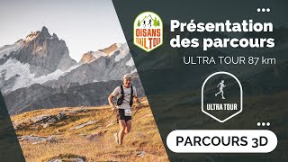 Oisans Trail Tour  Parcours Ultra Tour 2023 [upl. by Luoar]