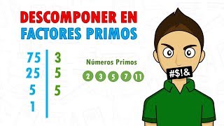 DESCOMPONER UN NUMERO EN FACTORES PRIMOS Super facil  Para principiantes [upl. by Ro]