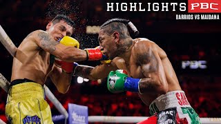 Barrios vs Maidana HIGHLIGHTS May 4 2024  PBC on Prime PPV [upl. by Garrick]