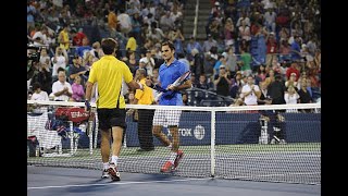 Tommy Robredo vs Roger Federer  US Open 2013 4th Round Highlights [upl. by Dnesnwot246]