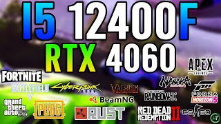 Intel i5 12400F  RTX 4060  Tested in 15 Games [upl. by Aihsak740]