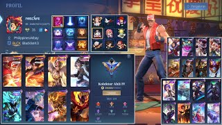 REVIEW AKUN ML SULTAN Rp300000  ADA SKIN KOF PAQUITO KOF VALIR ZODIAC SELENA MWORLD LING DLL [upl. by Addiego]