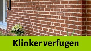 ⚡ Klinkerwand verfugen  so geht´s [upl. by Oren]