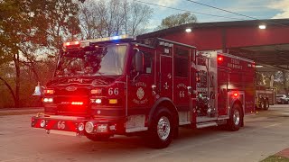 FIRST EVER VIDEO Tulsa Fire Department  BRAND NEW Engine 66 Responding [upl. by Gnoz]