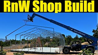 Building a Shop for Auto Repair  Start to Finish [upl. by Komarek]