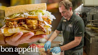 A Day Making The Most Famous Sandwiches in New Orleans  On The Line  Bon Appétit [upl. by Tyika]