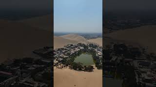 Beautiful Huacachina the desert town in Peru 🇵🇪 Peru Huacachina Travel Desert Oasis Lake [upl. by Inattyrb]