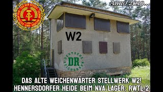 Inside Stellwerk Das alte Weichenwärter Stellwerk W2 in der Hennerdorfer Heide am NVA Lager RWTL2 [upl. by Nepean]